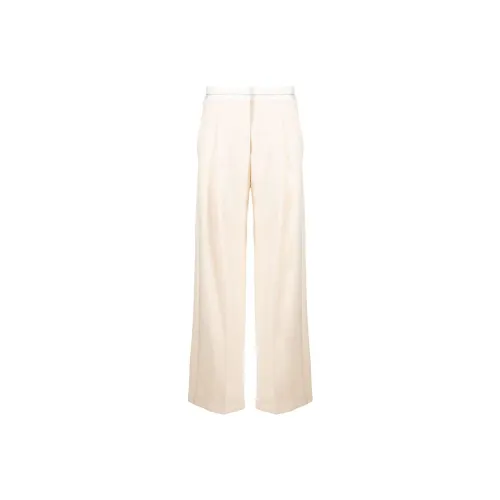 Patrizia Pepe Pleat detail High waist Twill Palazzo Pants