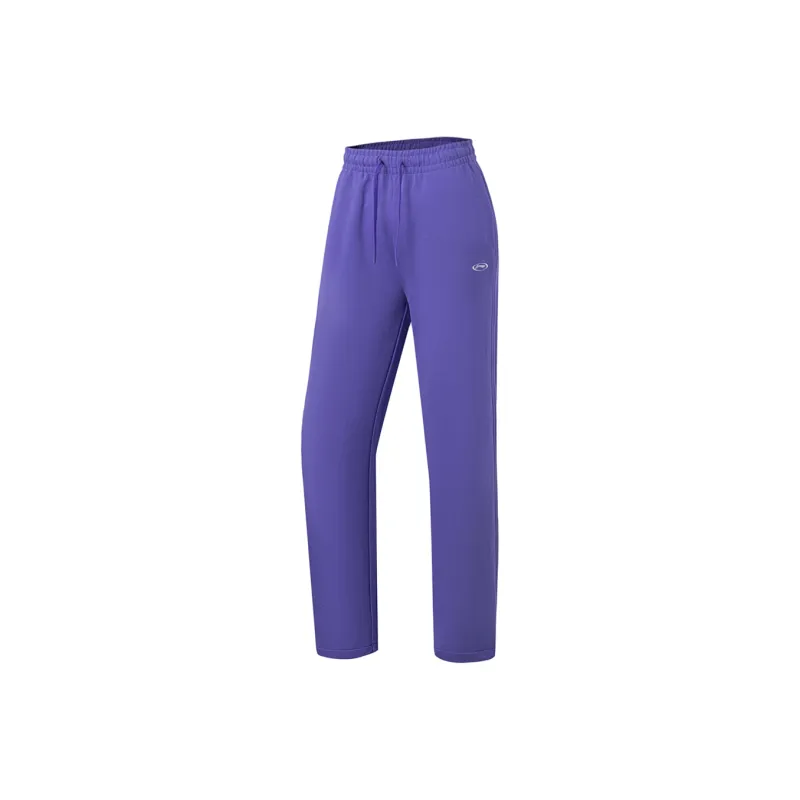 LINING Fitness Series Knitted Sweatpants Women's Very Peri Purple-0