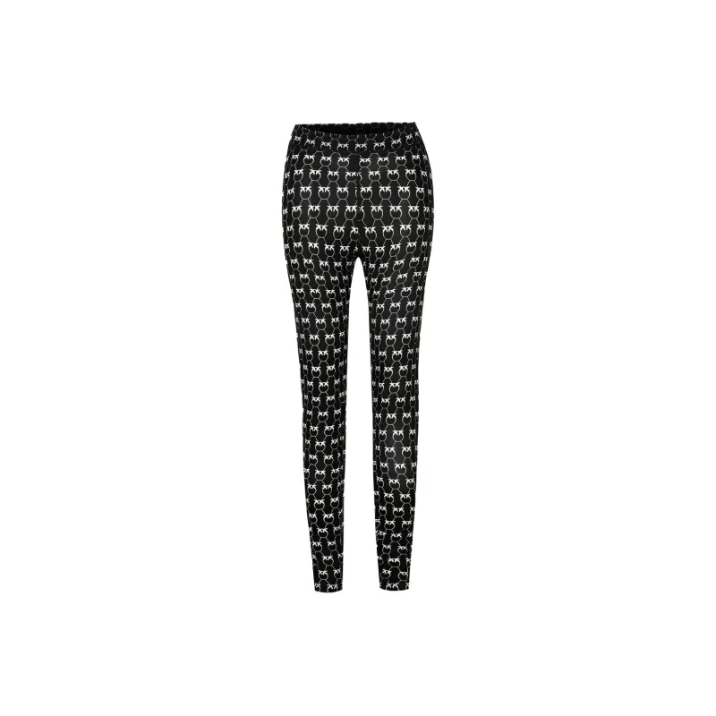 PINKO Logo Pattern Leggings-0