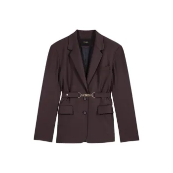 Maje Belted Blazer