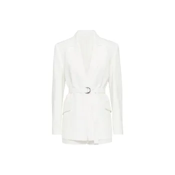 Brunello Cucinelli Belted Waist Jacket