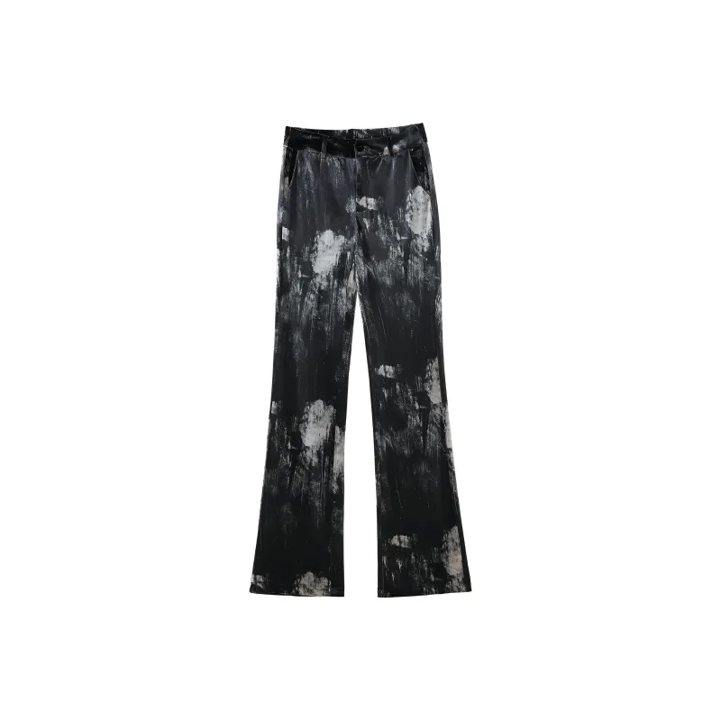 0571 Family Casual Pants Women's Black-0