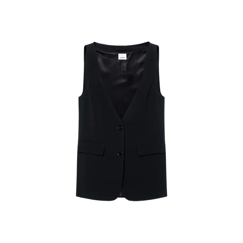Burberry Sleeveless Tailored Single Breasted Vest-0
