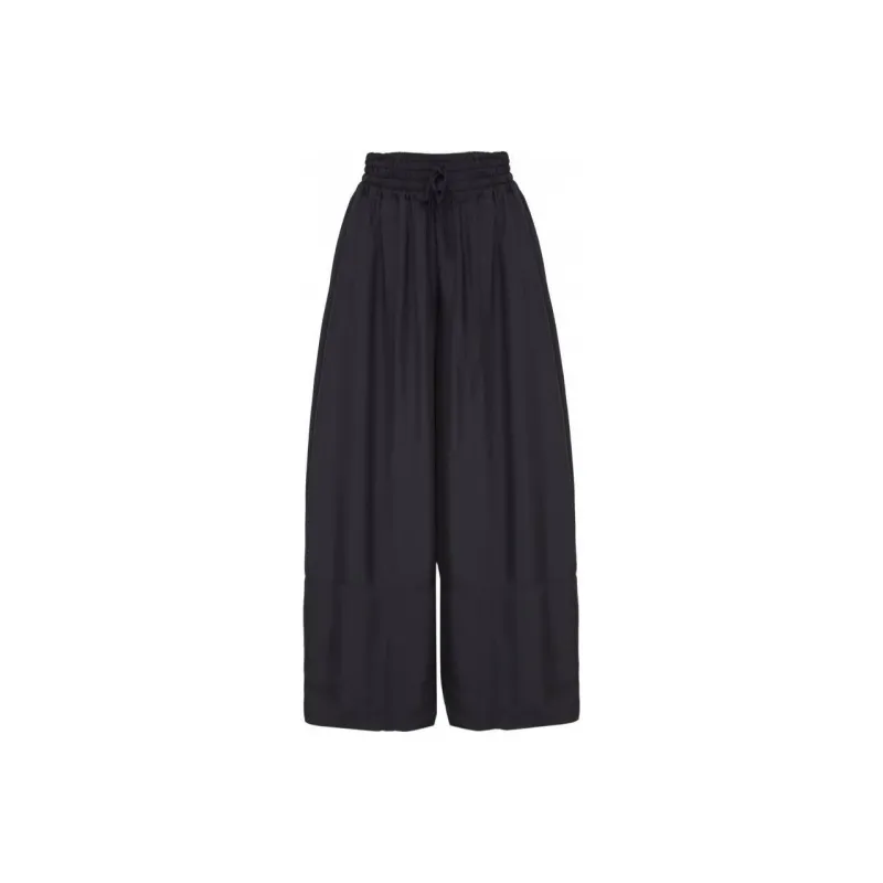 JIL SANDER Pressed Crease Wide Leg Palazzo Pants-0