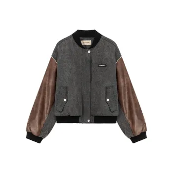 NO ONE ELSE Puffer Jacket Women's Black Gray
