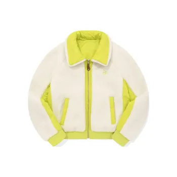 Kirsh FW23 Velvet feel Coat Women's Lime Gray
