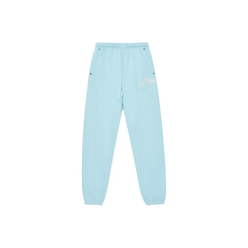 Ed Hardy SS24 Casual Pants Women's Baby Blue-0