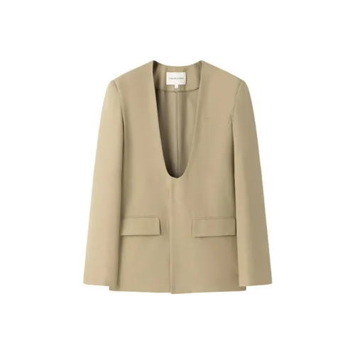 VIKTORIACHAN Business Suit Women's Khaki