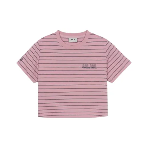 MLB Boston Red Sox SS25 T Shirt Women's Hemp Pink