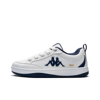 Kappa Back to Back Low Top Skateboard Shoes Unisex White