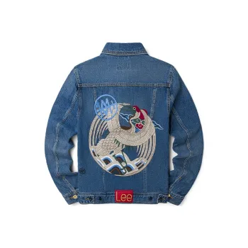 Lee SS22 Denim Jacket Spring And Summer Women's Medium Dark Blue