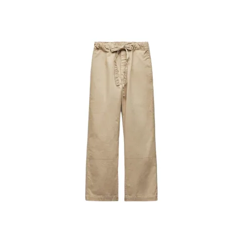 ZARA Casual Pants Women's Light Whiskey Color