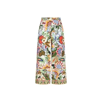 ETRO Floral Printed High-Waisted Culottes