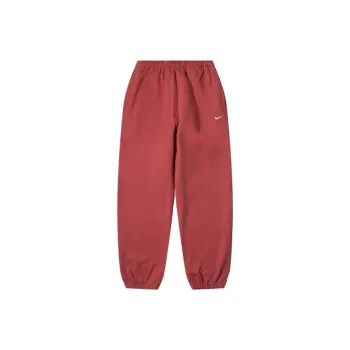 Nike Lab Women's Solo Swoosh Energy Fleece Pants Red
