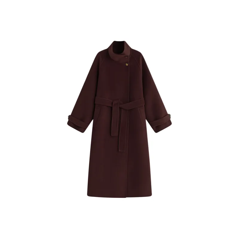 MOSIIMORII Coat Women's Angora Red-0
