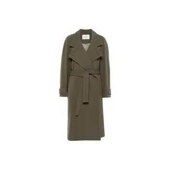 LOW CLASSIC Wrap Twill Coat