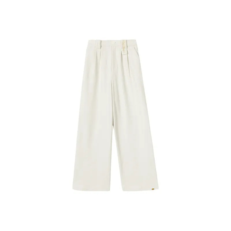 B.Duck Casual Pants Women's Beige Apricot-0