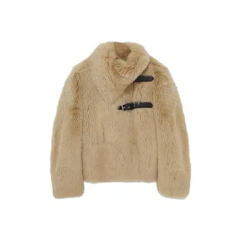 IMMI Velvet-feel Coat Women's Brown