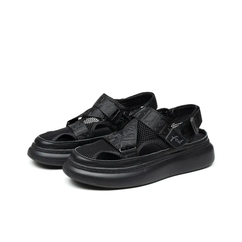 FED Breathable River Trekking Shoes Men's Black-2