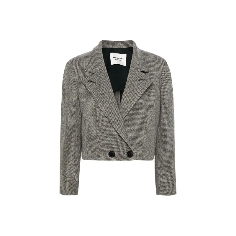ISABEL MARANT ETOILE Cassidy Short Coat-0
