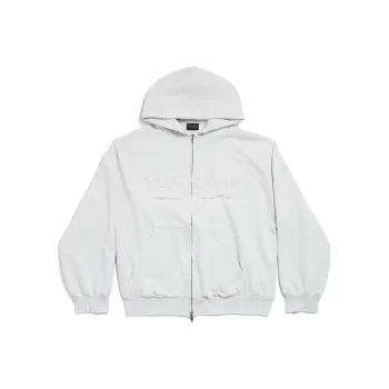 Balenciaga SS25 Sweatshirt Regular Fit Women's White