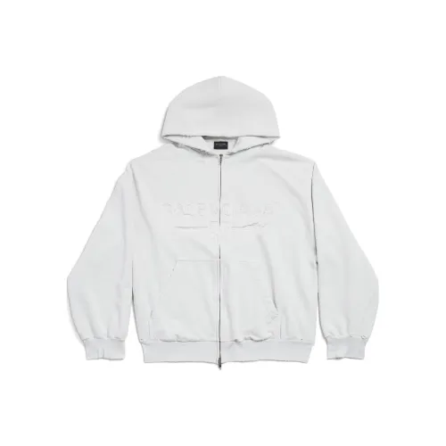 Balenciaga SS25 Sweatshirt Regular Fit Women's White