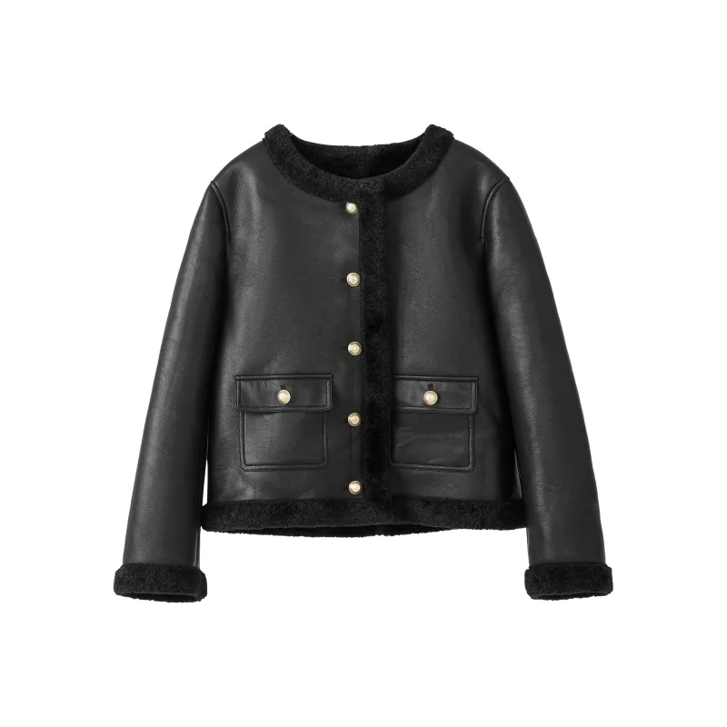 Fstudio Cropped Coats Unisex Black-0