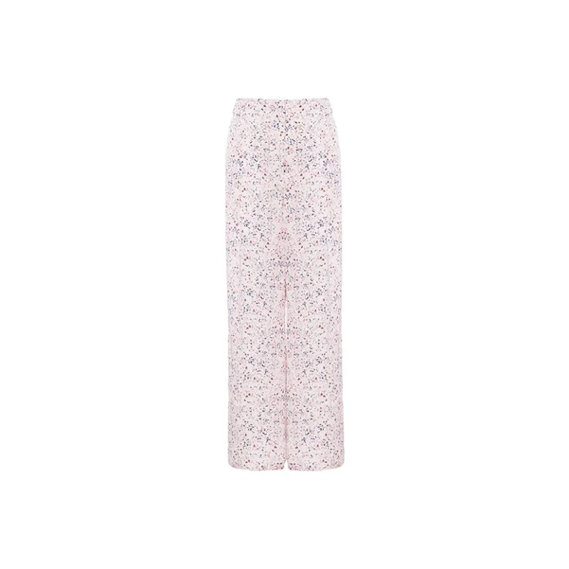 BESIONIA SS23 Casual Pants Women's Pink Floral-0