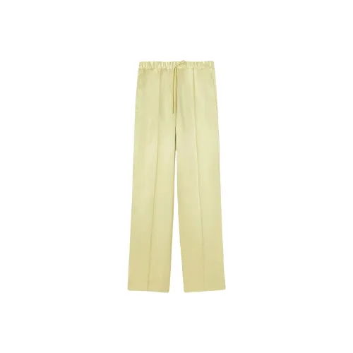 JIL SANDER High-Waist Satin Trousers