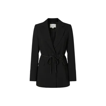 JZ Juzui Business Suit Women's Plain Black