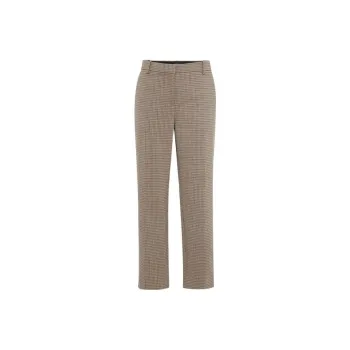 THEORY Casual Pants Women's Plaid Khaki