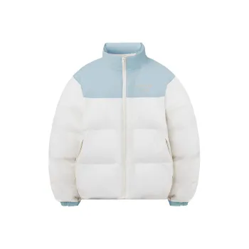 NNOVA Letter Stand Collar Loose Fit Puffer Jacket Unisex