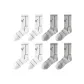 C-Men's 4 Pack (White 2+Gray 2)