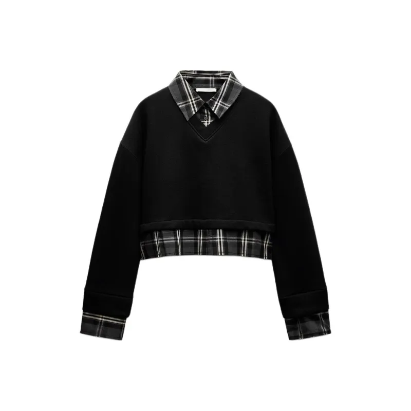 ZARA Sweatshirts Women's Black-0