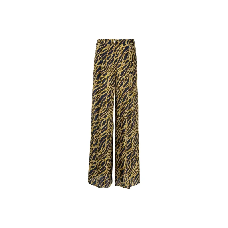 MICHAEL MICHAEL KORS Graphic Printed Wide Leg Trousers-0