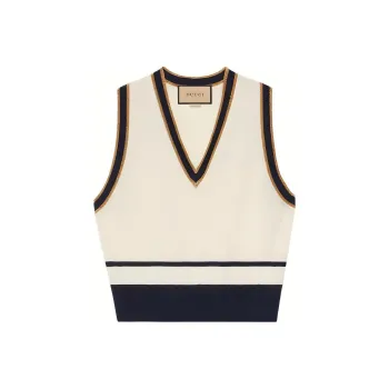 GUCCI SS23 Vest Women's Ivory White