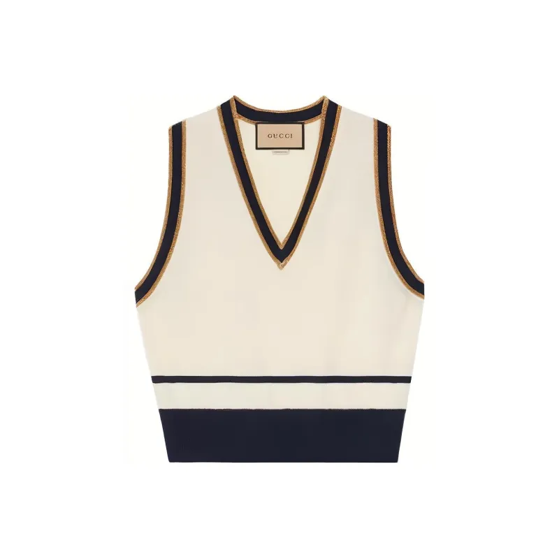GUCCI SS23 Vest Women's Ivory White-0
