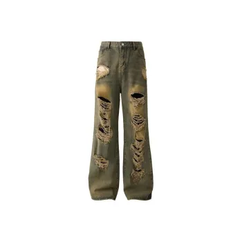 FASTFISH Jeans Unisex Yellow Mud