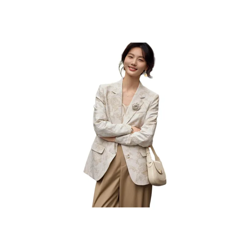 XWI Business Suit Women's Beige Apricot-0