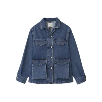 TOTEME Denim Jackets Women's Blue