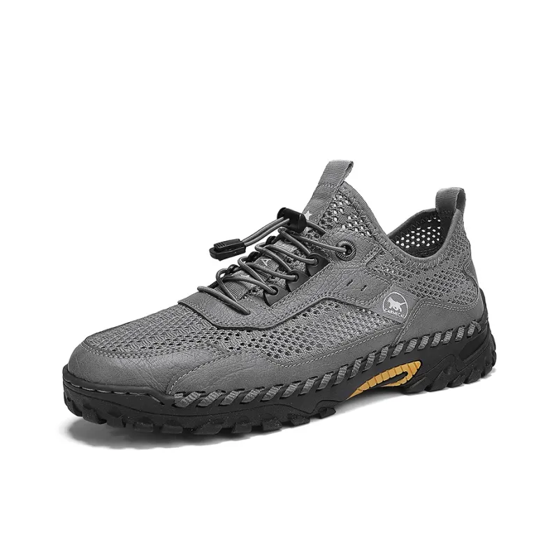 Qiandongmeili Breathable Low Top Casual Shoes Men's-6
