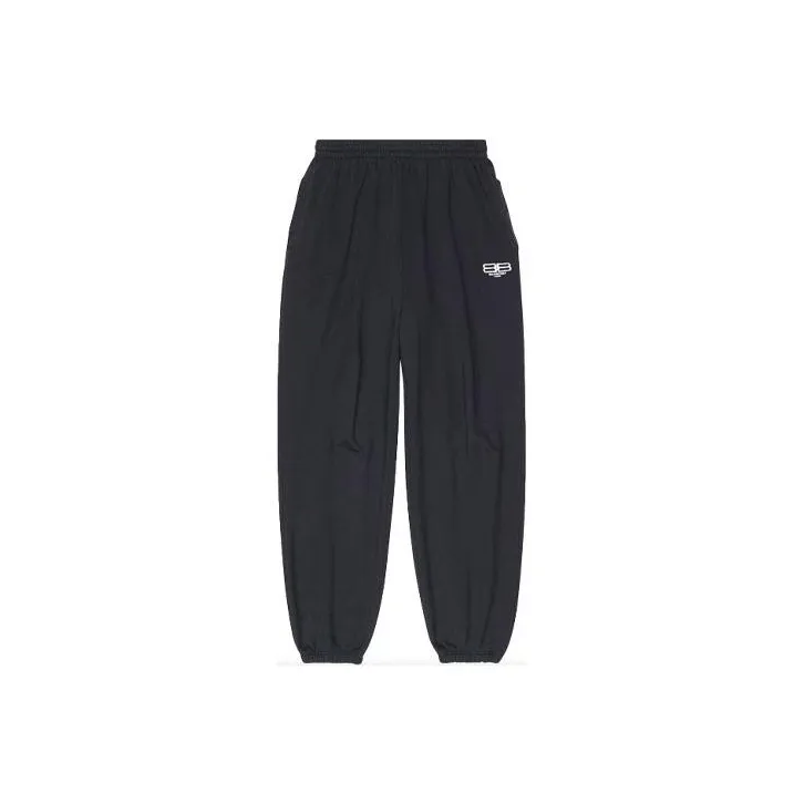 Balenciaga FW22 Knitted Sports Pants Women's Black-0
