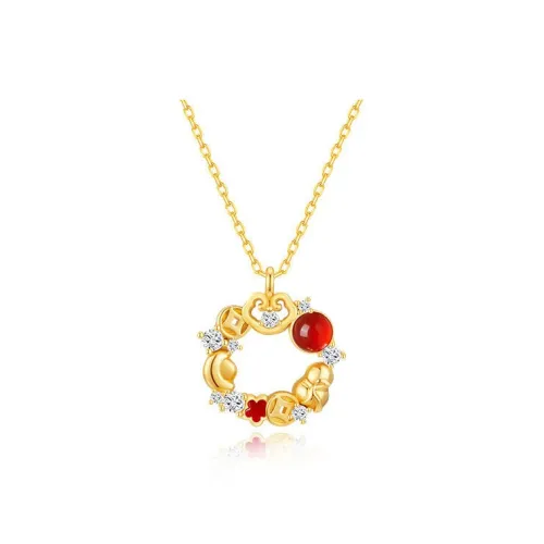 Yi Zhi Jing Agate Necklaces Women's