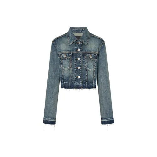 MO&CO Denim Jackets Women's Denim Blue