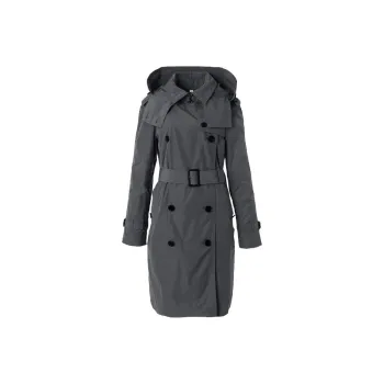 Burberry Trench Coat Women's Gray