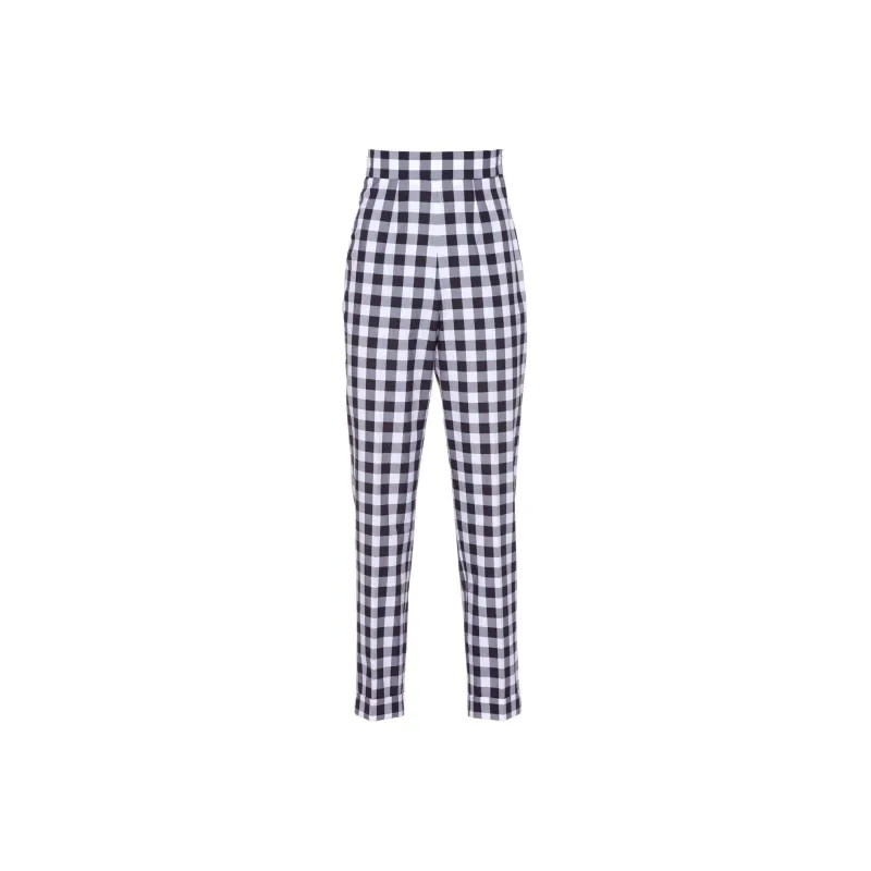 MIU MIU Casual Pants Women's Black/White-0