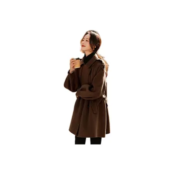 Mo Han Yi Mei Coat Women's Star Copper Coffee
