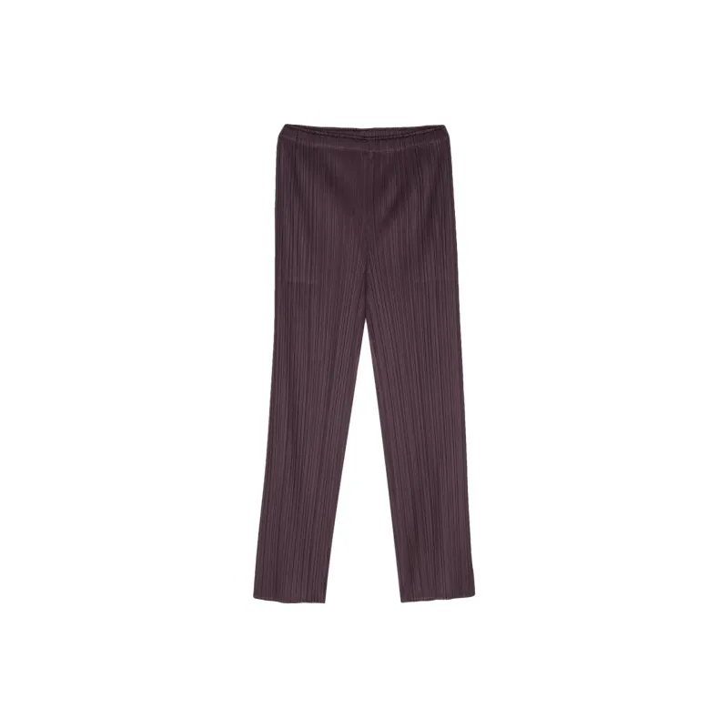 PLEATS PLEASE ISSEY MIYAKE January Plissé Straight leg Trousers-0