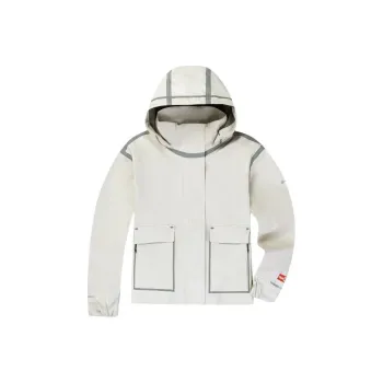Columbia Outdoor Hiking Waterproof, Windproof, And Breathable Windbreaker Jacket Women's White