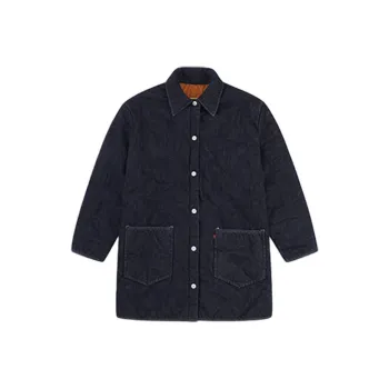 Levis Puffer Jackets Women's Denim